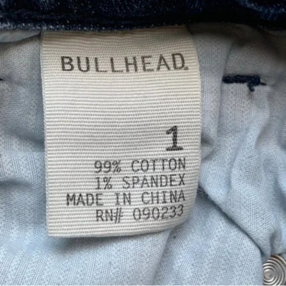 Bullhead Cuffed Denim PacSun Shorts Size 1 - Picture 4 of 4